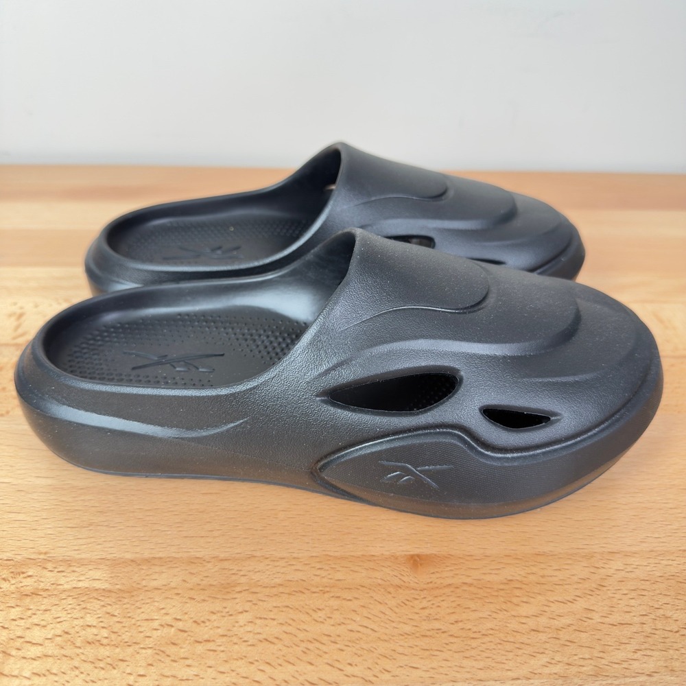 Reebok DMX Recovery Mule Unisex Size M9 W10 Black 100244588 Basketball Slides - Picture 2 of 8